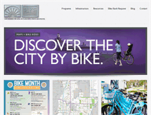 Tablet Screenshot of bikelongbeach.org